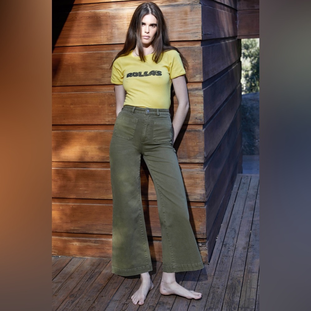 Rollas Sailor Jean - Army Green